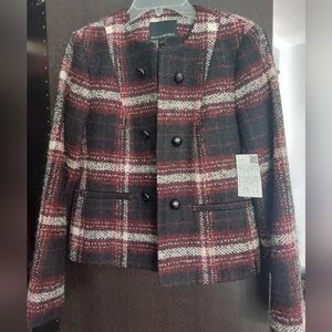 Banana Republic NWT collarless open blazer 6